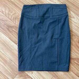 Charcoal Heather grey pencil skirt from Express